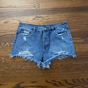 Denim shorts